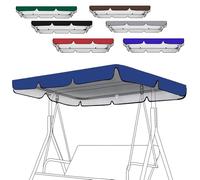 OPOLDBDMAC Cubierta Toldo para Columpio Impermeable 64x114cm 195x125cm 200x145cm Toldo De Repuesto para Balancin Jardin，Techo Recambio Balancin para Patio 2 3 Plazas(Blue,78x57in-200x145cm)