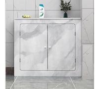 OPOLDBDMAC Cubre Radiadores Con Rejilla 2 Puertas Armario Cubierta De Radiador Moderno Pintado,Soporte De Exhibición De La Cubierta Del Radiador Para Salón Dormitorio(3-side-A,90x80cm/35.4x31.5in)