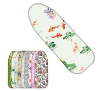 OPOLDBDMAC Funda para Tabla De Planchar 100x30cm 110x35cm Acolchado Engrosado Funda Tabla De Planchar Ajustable, Reflecta Vapor Y Calor, Funda 100% Algodón(Color7,90x30cm/36x12in)