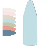 OPOLDBDMAC Funda para Tabla De Planchar Acolchado Grueso Funda Tabla De Planchar 90x30 100x35 120x40 140x45 Funda De Planchar Ajustable, Reflejo De Vapor Almohadilla(Light Blue,148x55cm/58x21in)