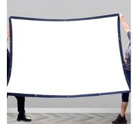 OPOLDBDMAC HD Pantalla De Proyector 120 150 180Pulgadas Pantalla De Proyección para Cine En Casa，Oficina，Teatro Exterior，Universal Tela Proyector Sin Arrugas(100inch16:9)