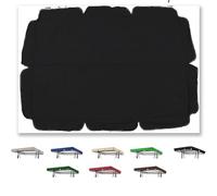 OPOLDBDMAC Impermeable Cubierta Balancín Toldo De Repuesto para Columpio De Jardín, Funda Techo De Repuesto para Asiento De Columpio, Tela 190x132x15cm 249x185x18cm(Black,74.8x52in-190x132cm)