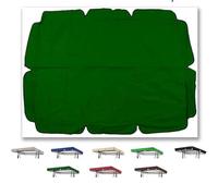 OPOLDBDMAC Impermeable Cubierta Balancín Toldo De Repuesto para Columpio De Jardín, Funda Techo De Repuesto para Asiento De Columpio, Tela 190x132x15cm 249x185x18cm(Dark Green,98x72.8in-249x185cm)