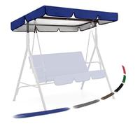 OPOLDBDMAC Impermeable Toldo De Tela para Columpios, 200x145cm 249x185cm Techo Solar para Balancín Toldo De Repuesto para Silla De Columpio, Cubierta De Repuesto(Blue,56x47.2in-142x120cm)