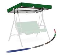 OPOLDBDMAC Impermeable Toldo De Tela para Columpios, 200x145cm 249x185cm Techo Solar para Balancín Toldo De Repuesto para Silla De Columpio, Cubierta De Repuesto(Green,98x72.8in-249x185cm)