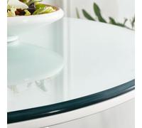 OPOLDBDMAC Protector De Superficie De Mesa De Vidrio Templado Redondo, Reemplazo De Tapas De Mesa De Comedor De 38-100cm, Lámina Circular De Servicio Pesado, Bandeja(50cm/20in)