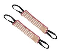 Opopark 2 piezas de Juguetes de Mordedura para Perros, Juguete Duradero con 2 Asas Fuertes para Juegos Interactivos, Ideal para Tirar de la Guerra, Buscar, Entrenar a Cachorros