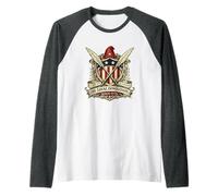 Oposición Leal Desde 1776 Escudo Liberty Cap Shield Camiseta Manga Raglan
