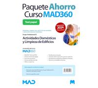 Oposiciones Actividades domésticas y limpieza de edificios del IMSERSO (Grupo E1). Paquete Ahorro de Libros y Curso MAD360