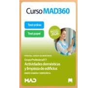 Oposiciones Actividades domésticas y limpieza de edificios (E1) Personal laboral de Ministerios. Paquete Ahorro de Libros y Curso MAD360 (Parte Común + Parte Específica)
