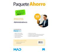 Oposiciones Administrativo/a del Servicio de Salud de Castilla y León (SACYL). Paquete Ahorro de Libros y Curso MAD360