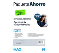 Oposiciones Agente de la Hacienda Pública (Cuerpo General Administrativo de la Administración del Estado). Paquete Ahorro de Libros y Curso MAD360