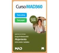 Oposiciones Alojamiento (E2) Personal laboral del Ministerio de Defensa. Paquete Ahorro de Libros y Curso MAD360 (Parte Común + Parte Específica)