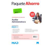 Oposiciones Auxiliar Administrativo/a del Ayuntamiento de Zaragoza. Paquete Ahorro de Libros y Curso MAD360