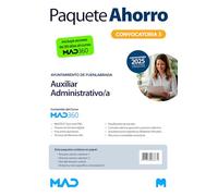 Oposiciones Auxiliar Administrativo (Convocatoria 3) del Ayuntamiento de Fuenlabrada. Paquete Ahorro de Libros y Curso MAD360