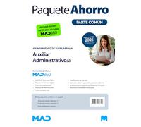 Oposiciones Auxiliar Administrativo (Parte común) del Ayuntamiento de Fuenlabrada. Paquete Ahorro de Libros y Curso MAD360