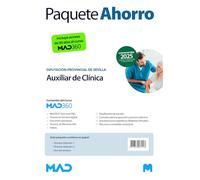 Oposiciones Auxiliar de Clínica de la Diputación Provincial de Sevilla. Paquete Ahorro de Libros y Curso MAD360