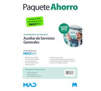 Oposiciones Auxiliar de Servicios Generales del Ayuntamiento de Alicante. Paquete Ahorro de Libros y Curso MAD360