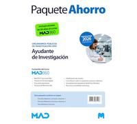 Oposiciones Ayudante de Investigación de los Organismos Públicos de Investigación (OPIS). Paquete Ahorro de Libros y Curso MAD360