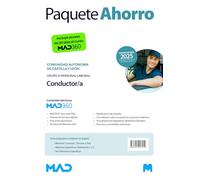 Oposiciones Conductor/a (Grupo III Personal Laboral) de la Comunidad de Castilla y León. Paquete Ahorro de Libros y Curso MAD360