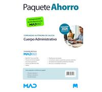 Oposiciones Cuerpo Administrativo de la Administración General de la Comunidad Autónoma de Galicia. Paquete Ahorro de Libros y Curso MAD360