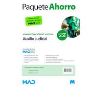 Oposiciones Cuerpo de Auxilio Judicial de la Administración de Justicia. Paquete Ahorro de Libros y Curso MAD360