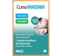 Oposiciones Cuidados Auxiliares de Enfermería (E2) Personal laboral de Ministerios. Paquete Ahorro de Libros y Curso MAD360 (Parte Común + Parte Específica)