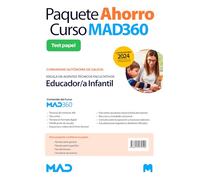 Oposiciones Educador/a Infantil de la Escala de Agentes Técnicos Facultativos de la Comunidad Autónoma de Galicia. Paquete Ahorro de Libros y Curso MAD360