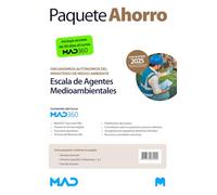Oposiciones Escala de Agentes Medioambientales de Organismos Autónomos del Ministerio de Medio Ambiente. Paquete Ahorro de Libros y Curso MAD360