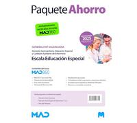 Oposiciones Escala Educación Especial de la Generalitat Valenciana. Paquete Ahorro de Libros y Curso MAD360