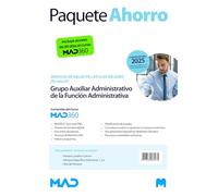 Oposiciones Grupo Auxiliar Administrativo de la Función Administrativa del Servicio de Salud de las Illes Balears (IB-SALUT). Paquete Ahorro de Libros y Curso MAD360