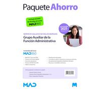 Oposiciones Grupo Auxiliar de la Función Administrativa del Servicio Gallego de Salud (SERGAS). Paquete Ahorro de Libros y Curso MAD360