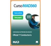Oposiciones Oficial 1ª Conductor/a de la Comunidad Autónoma de Aragón. Paquete Ahorro de Libros y Curso MAD360
