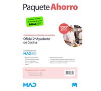 Oposiciones Oficial 2ª Ayudante de Cocina de la Comunidad Autónoma de Aragón. Paquete Ahorro de Libros y Curso MAD360
