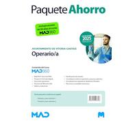 Oposiciones Operario/a del Ayuntamiento de Vitoria-Gasteiz. Paquete Ahorro de Libros y Curso MAD360