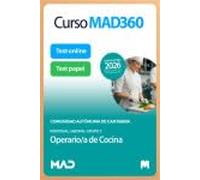 Oposiciones Operario de Cocina (Personal Laboral Grupo 2) de la Comunidad Autónoma de Cantabria. Paquete Ahorro de Libros y Curso MAD360
