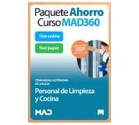 Paquete Ahorro Curso Mad360 + Test Papel Y Online Personal De Limpieza