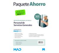 Oposiciones Personal de Servicios Generales de la Diputación Provincial de Sevilla. Paquete Ahorro de Libros y Curso MAD360
