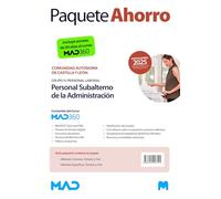Oposiciones Personal Subalterno (Grupo IV Personal Laboral) de la Comunidad de Castilla y León. Paquete Ahorro de Libros y Curso MAD360