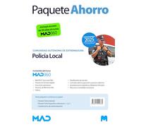 Oposiciones Policía Local de Extremadura. Paquete Ahorro de Libros y Curso MAD360