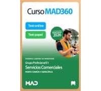 Oposiciones Servicios comerciales (E1) Personal laboral de Ministerios. Paquete Ahorro de Libros y Curso MAD360 (Parte Común + Parte Específica)