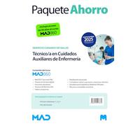 Oposiciones Técnico/a en Cuidados Auxiliares de Enfermería del Servicio Canario de Salud. Paquete Ahorro de Libros y Curso MAD360