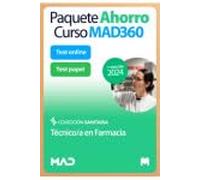Oposiciones Técnico/a en Farmacia de Instituciones Sanitarias. Paquete Ahorro de Libros y Curso MAD360