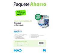 Oposiciones Técnico/a en Farmacia del Servicio Andaluz de Salud. Paquete Ahorro de Libros y Curso MAD360