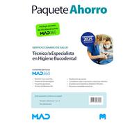 Oposiciones Técnico/a Especialista en Higiene Bucodental del Servicio Canario de Salud. Paquete Ahorro de Libros y Curso MAD360