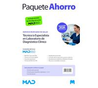 Oposiciones Técnico/a Especialista en Laboratorio de Diagnóstico Clínico del Servicio Murciano de Salud. Paquete Ahorro de Libros y Curso MAD360