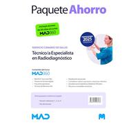 Oposiciones Técnico/a Especialista en Radiodiagnóstico del Servicio Canario de Salud. Paquete Ahorro de Libros y Curso MAD360