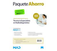 Oposiciones Técnico/a Especialista en Radiodiagnóstico del Servicio Murciano de Salud. Paquete Ahorro de Libros y Curso MAD360