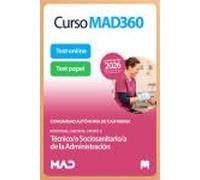 Oposiciones Técnico/a Sociosanitario/a (Personal Laboral Grupo 2) de la Comunidad Autónoma de Cantabria. Paquete Ahorro de Libros y Curso MAD360