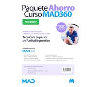 Oposiciones Técnico/a Superior de Radiodiagnóstico del Servicio de Salud de Castilla-La Mancha (SESCAM). Paquete Ahorro de Libros y Curso MAD360